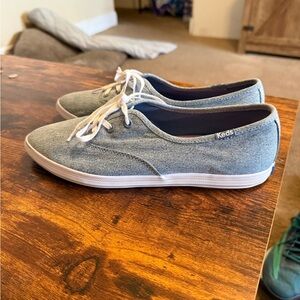 Keds Women's Blue Canvas Sneakers